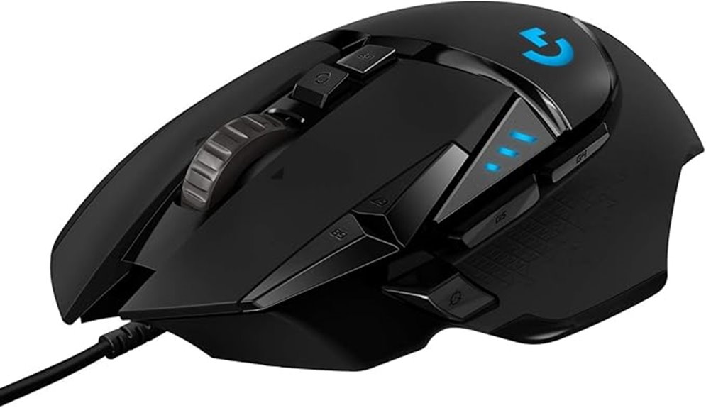 high performance wired gaming mouse