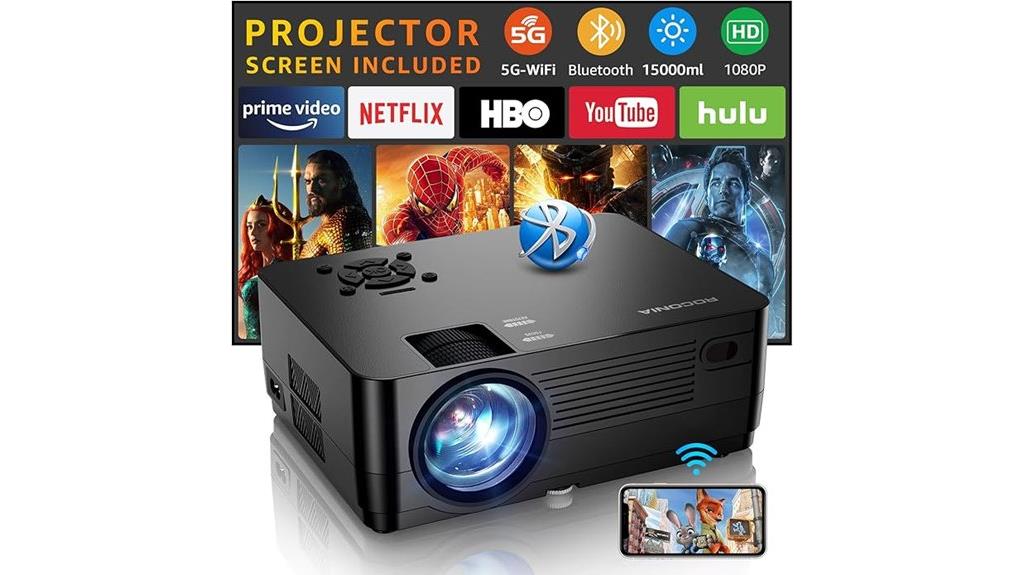 high resolution wireless movie projector