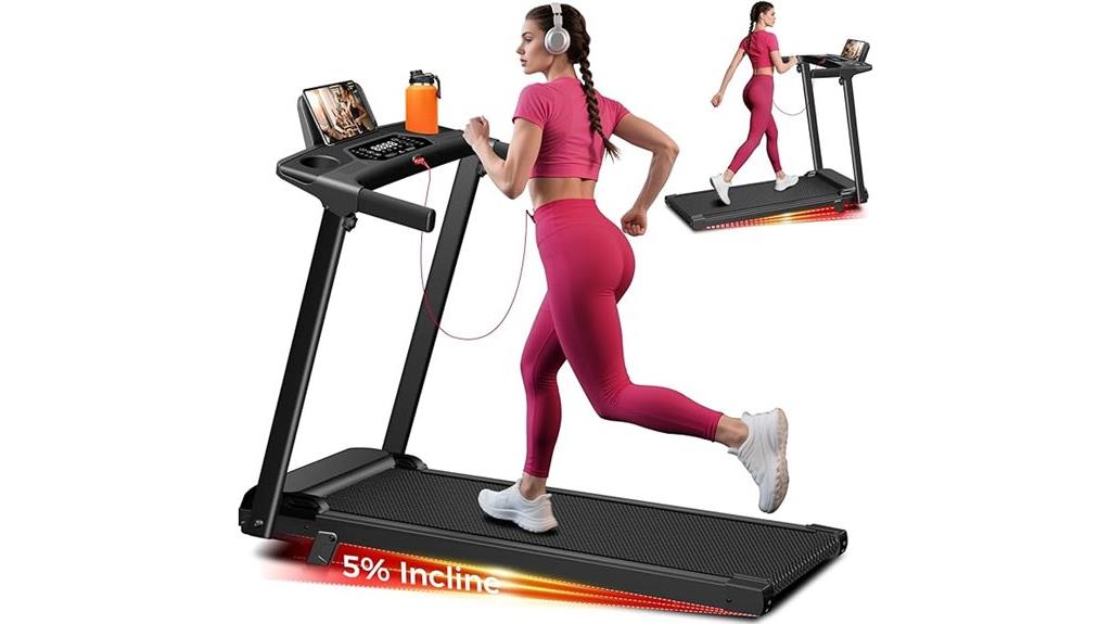 incline small home treadmill