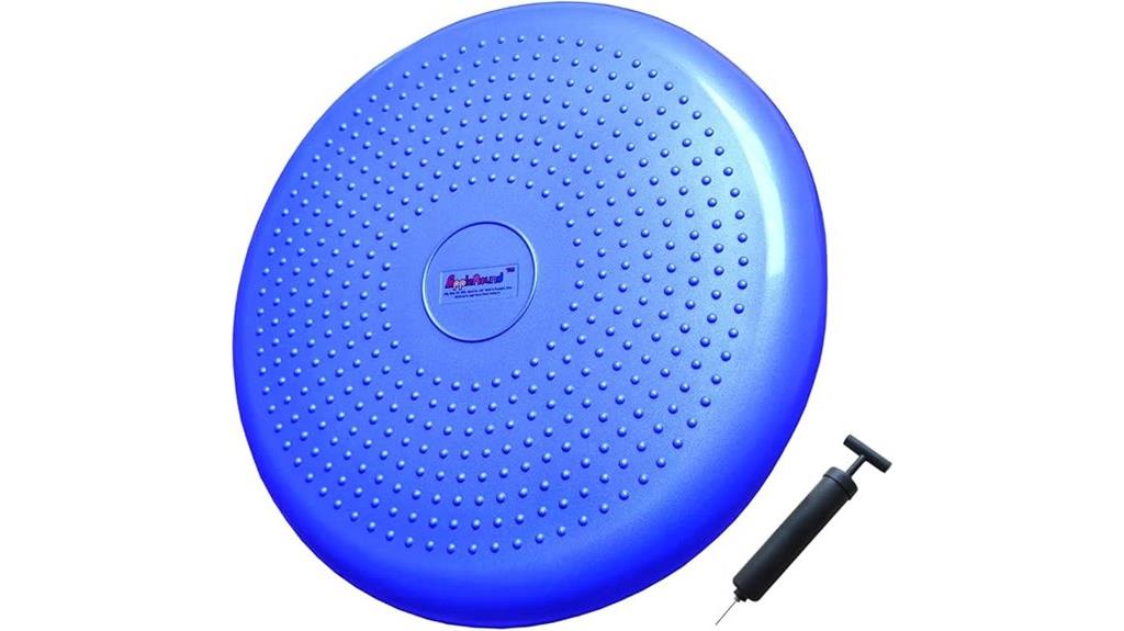 inflatable wobble cushion with pump