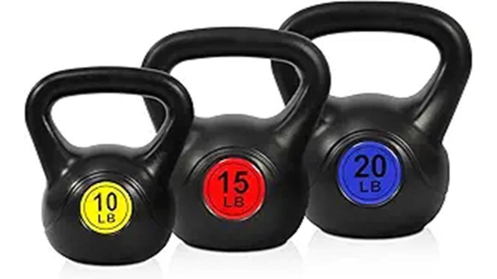 kettlebell set for fitness