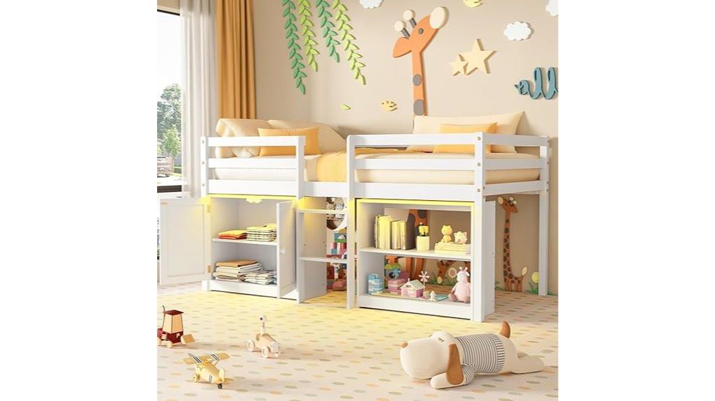 kids bed with lights