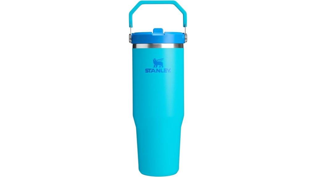 large 30 oz flip straw