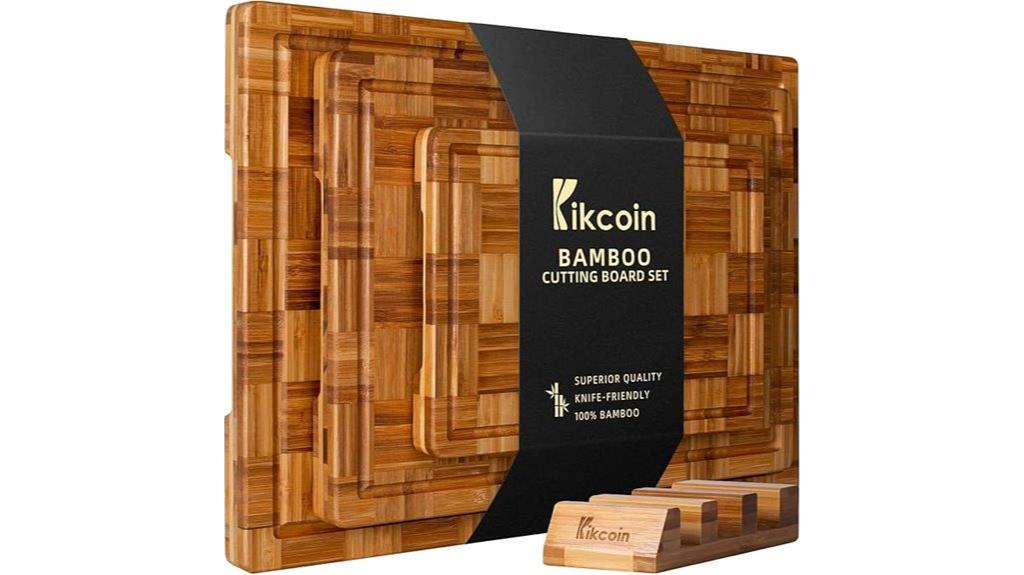 large bamboo cutting boards