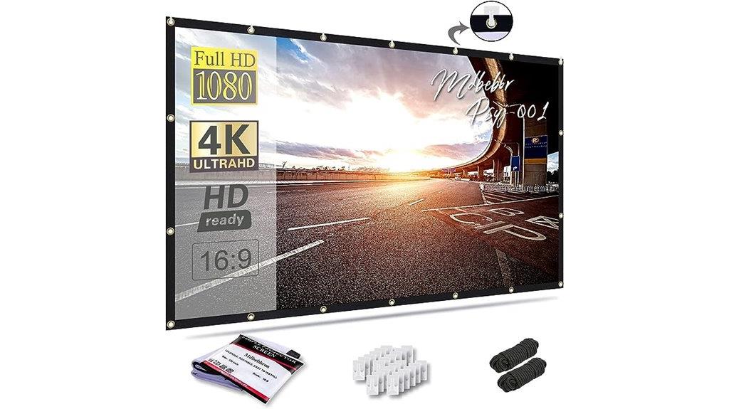 large foldable portable screen