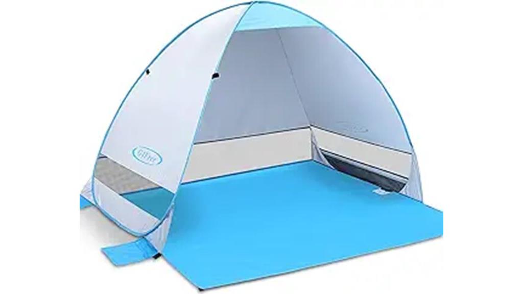 large pop up beach tent