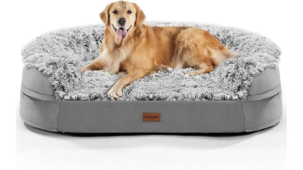 large supportive foam bed