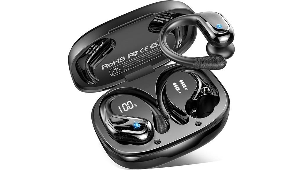 long lasting waterproof noise canceling earbuds
