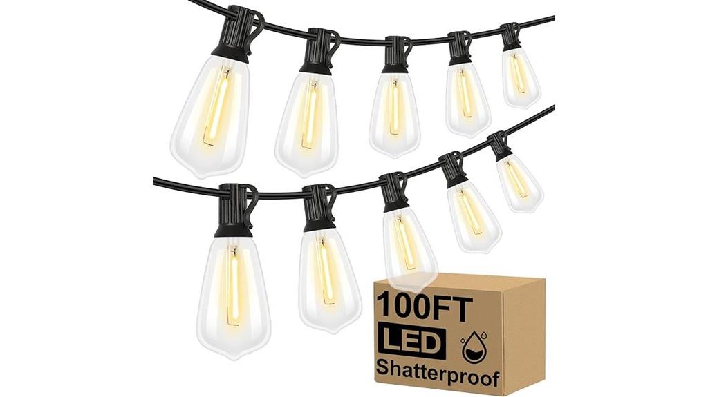 long outdoor vintage lighting