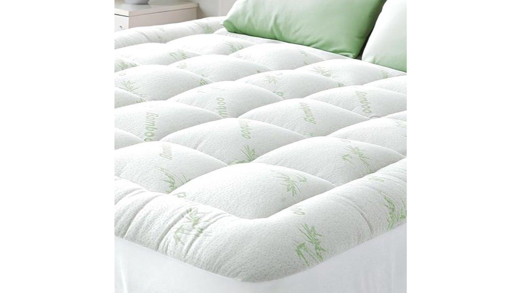 luxurious bamboo mattress topper