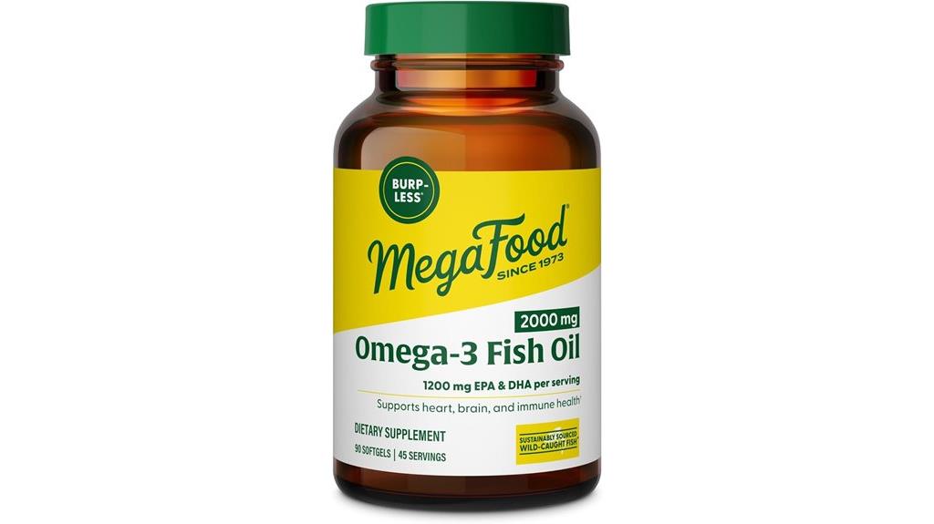 megafood fish oil softgels