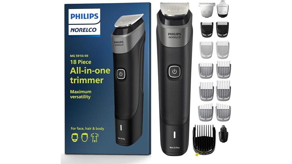 multigroom 18 piece trimmer