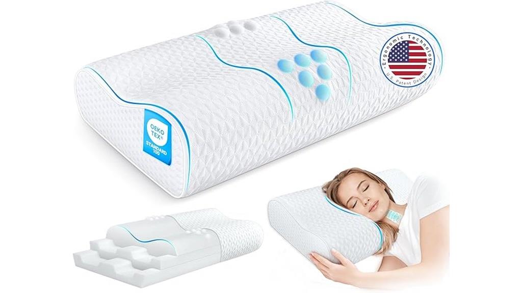 neck pain sleeping pillow
