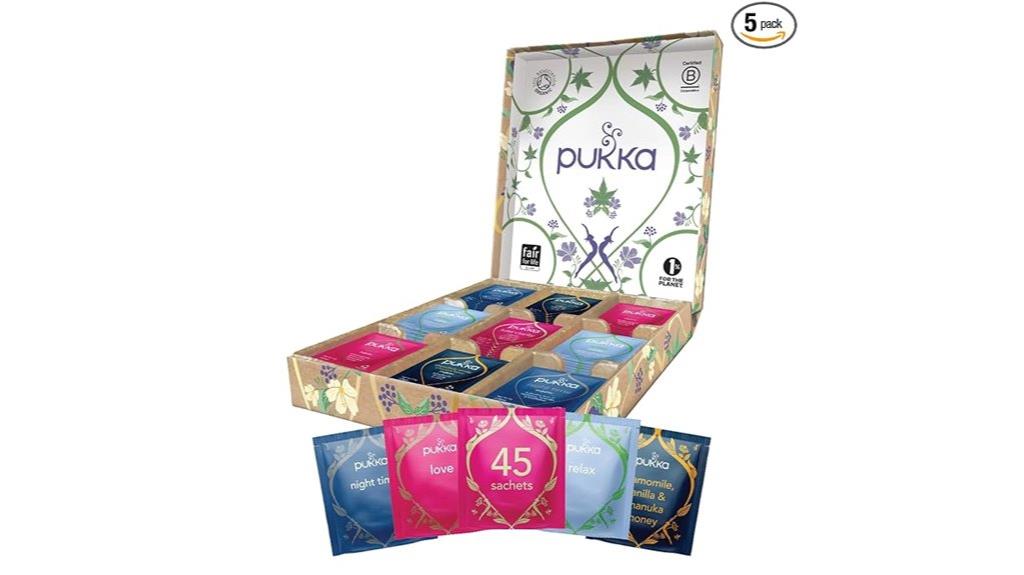 organic herbal tea assortment
