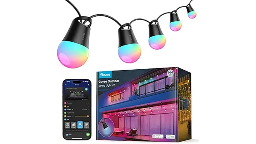 outdoor dimmable string lights