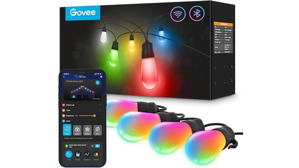 outdoor wifi string lights