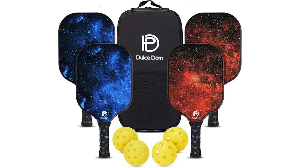 pickleball set with balls