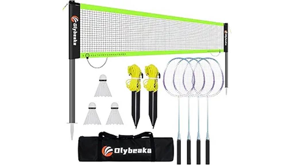 portable badminton set