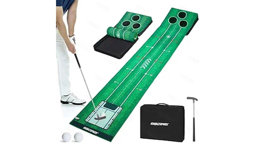 portable golf putting set
