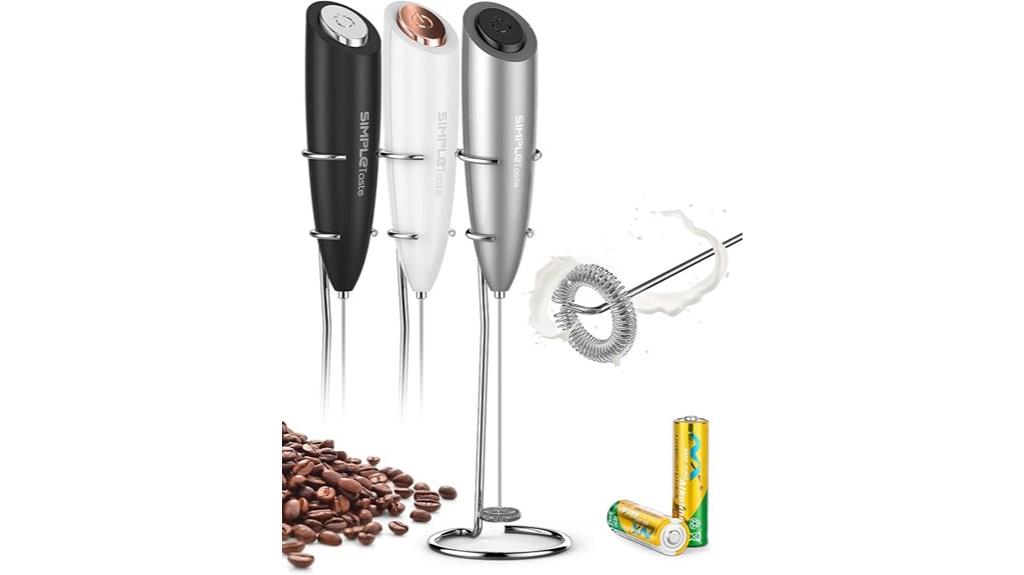 portable handheld milk frother