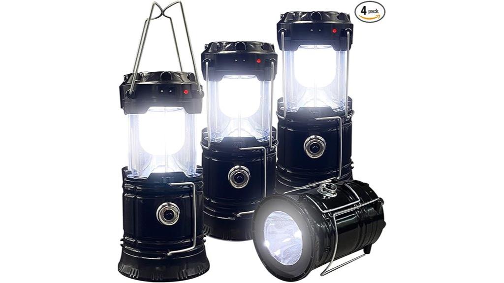 portable led lanterns pack