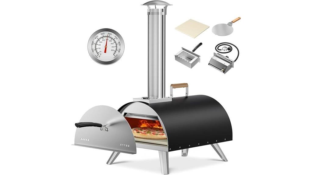 portable multi fuel pizza oven