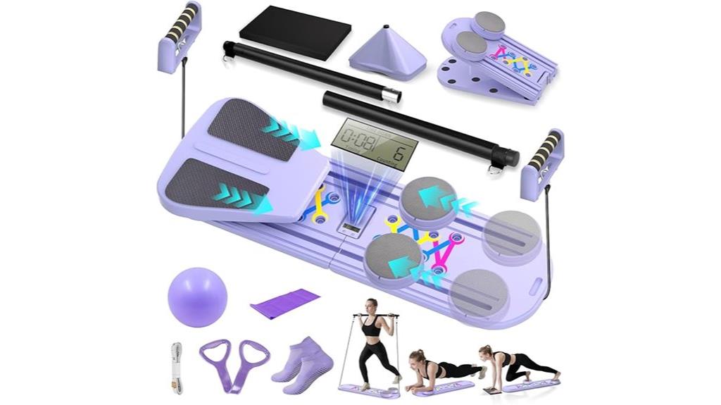 portable pilates reformer set