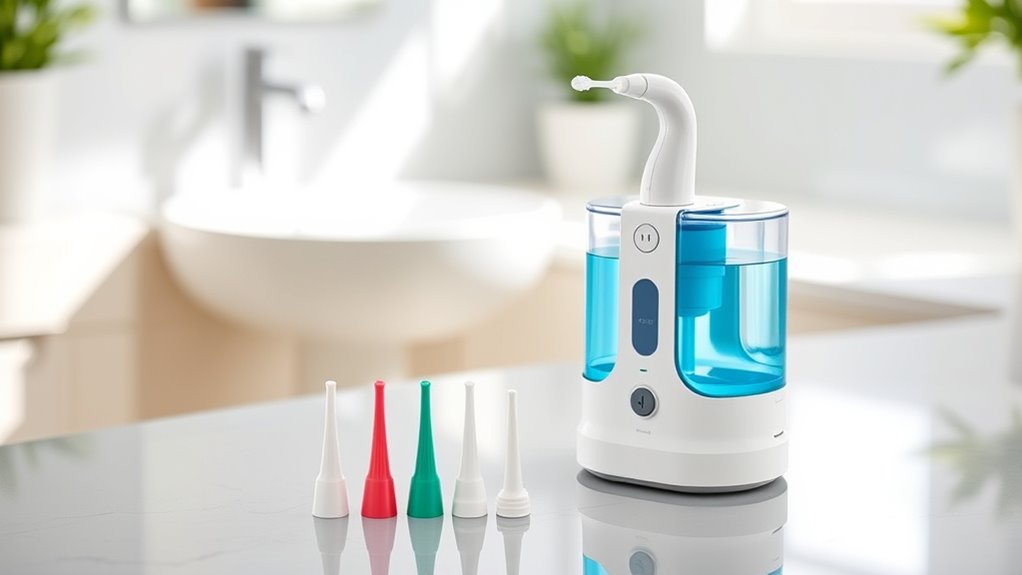 portable water flosser features