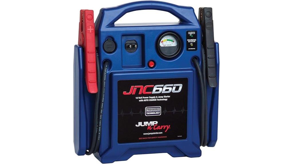 powerful automotive jump starter