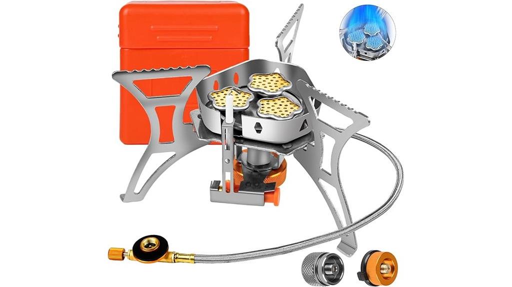 powerful camping stove kit