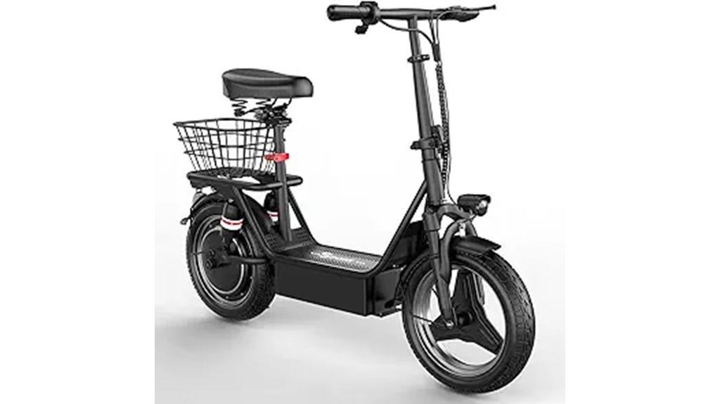 powerful foldable scooter