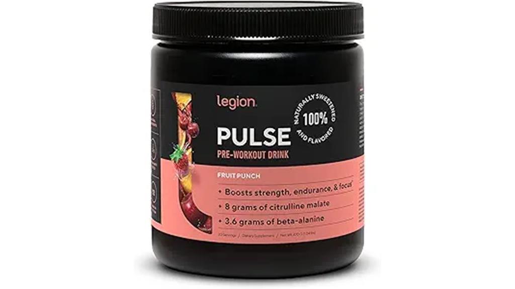 pre workout supplement details