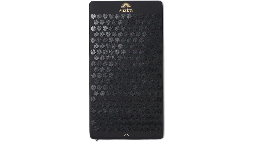 premium black acupressure mat