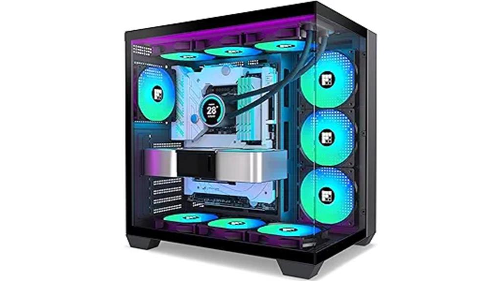 premium pc case with fans