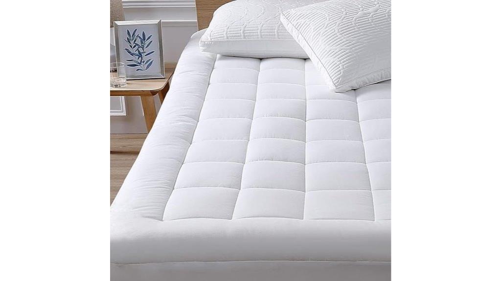 queen sized down alternative mattress cover