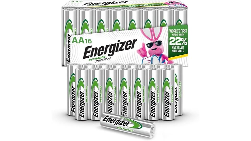 rechargeable aa batteries pack