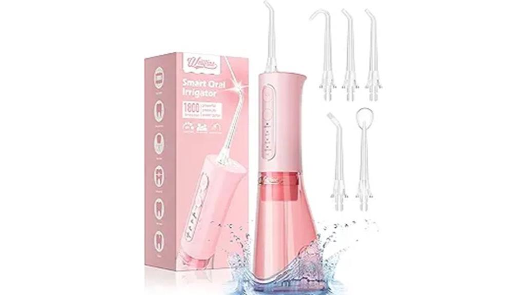 rechargeable waterproof oral flosser