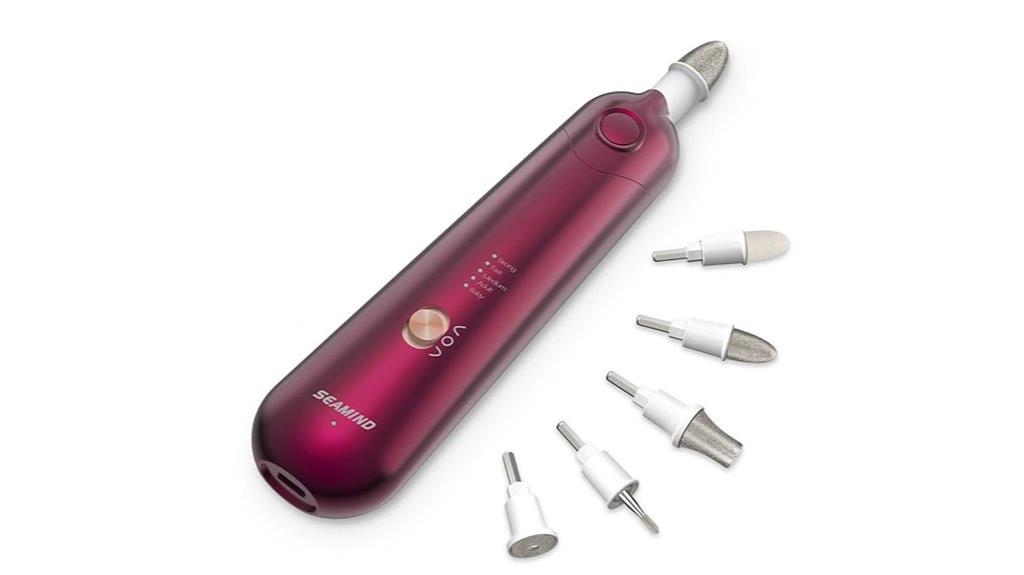 red professional manicure set