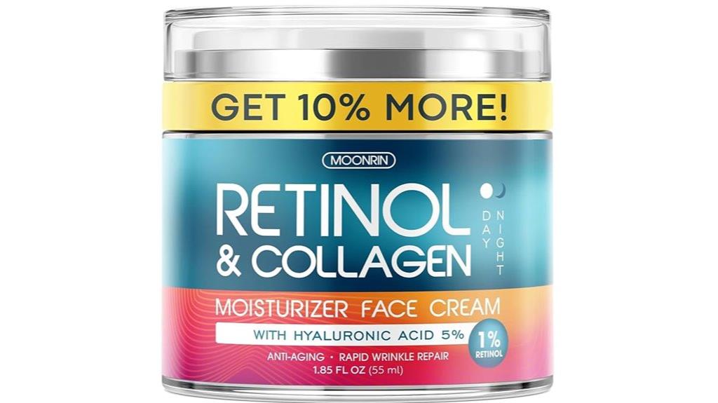retinol hyaluronic face moisturizer