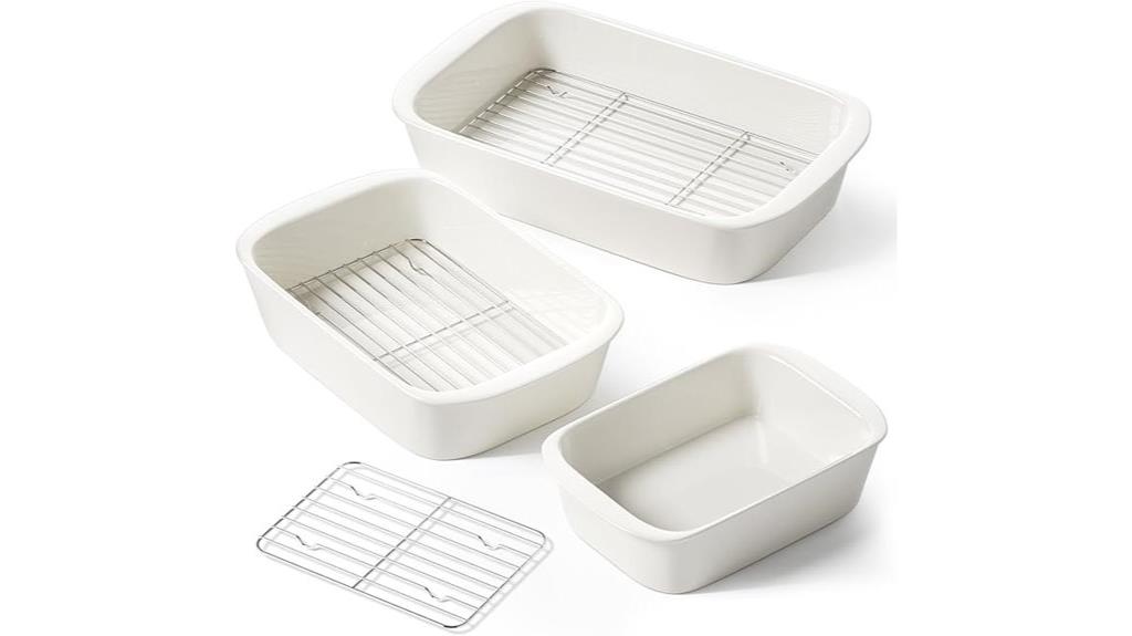 set of 3 oven casserole dishes