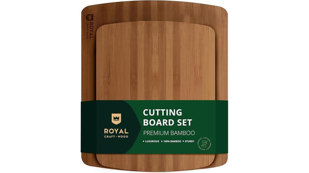 set of two kitchen cutting boards