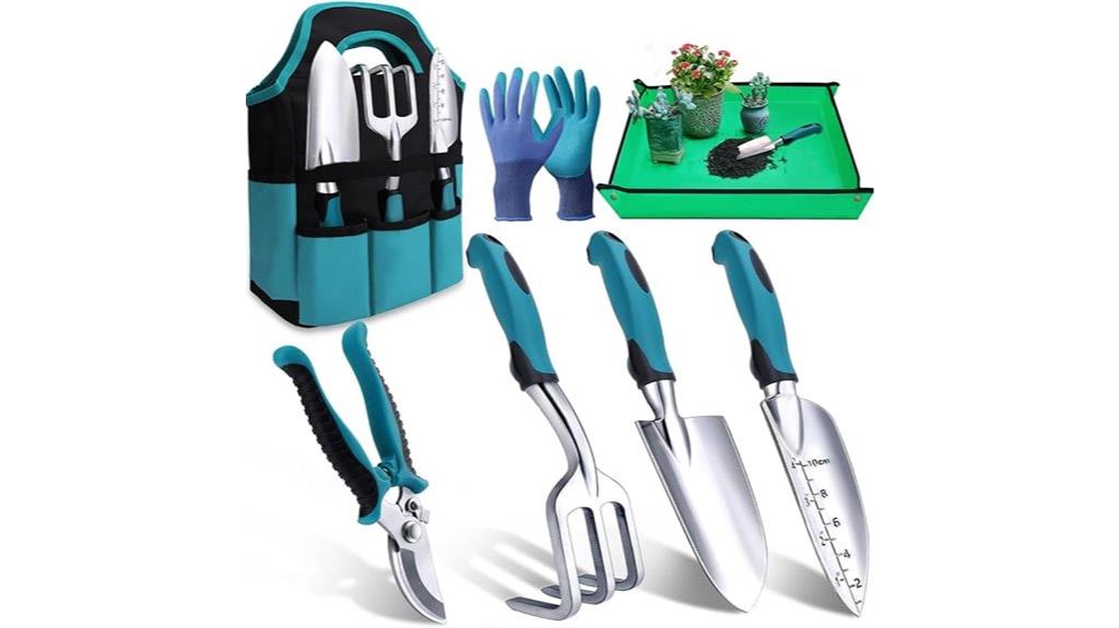 seven piece gardening set