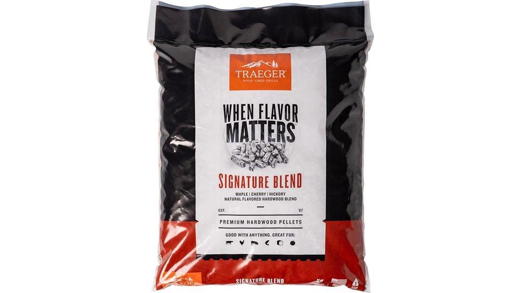 signature blend wood pellets