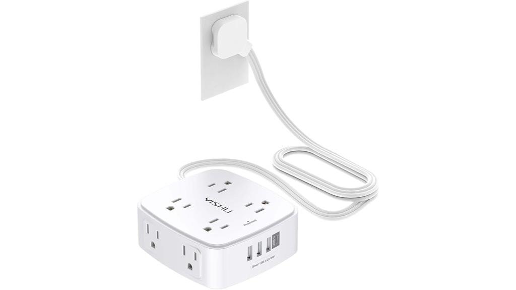 six foot usb power strip