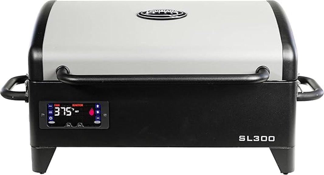 small black pellet grill