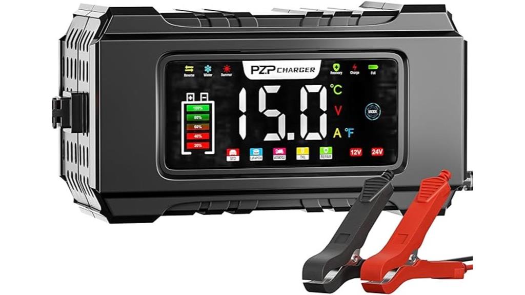 smart 12v 24v battery charger