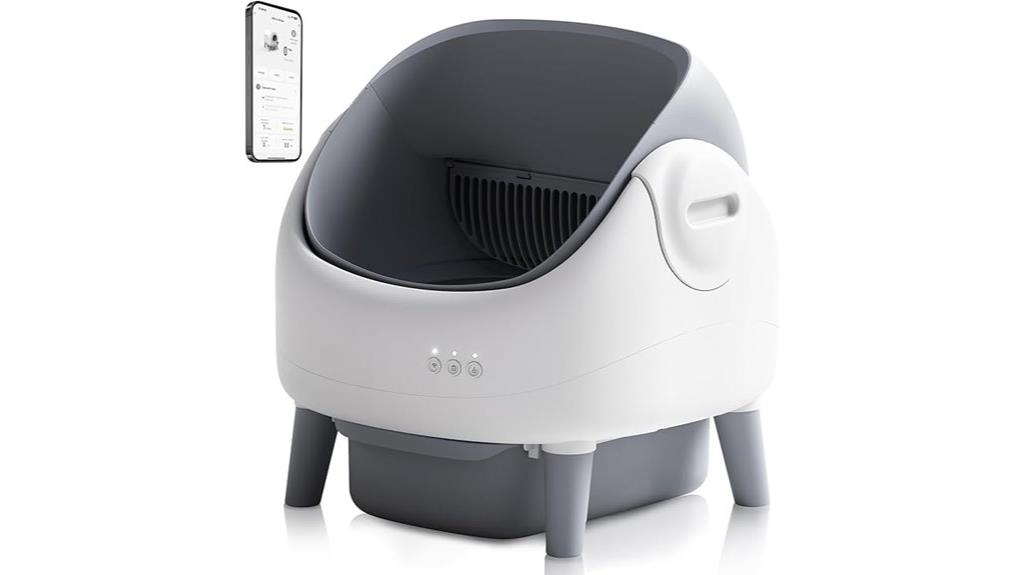 smart open top litter box
