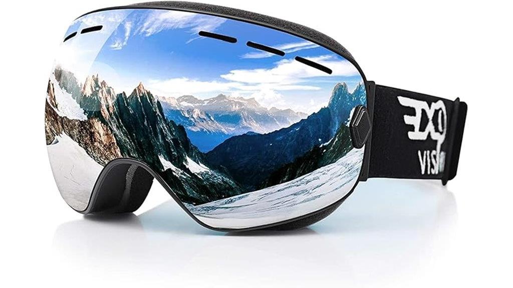 snowboard ski goggles spherical detachable lens