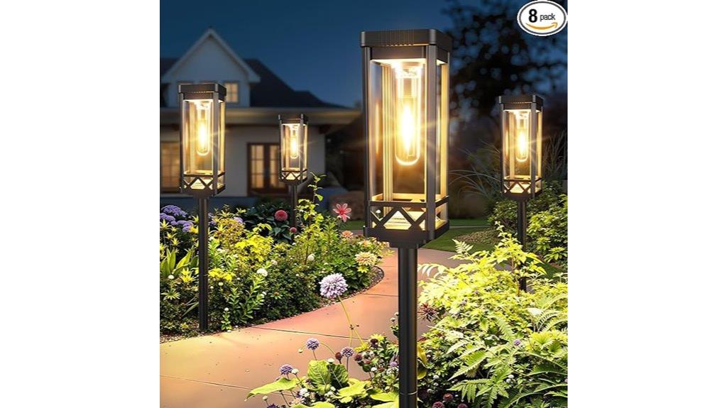 solar pathway lights pack
