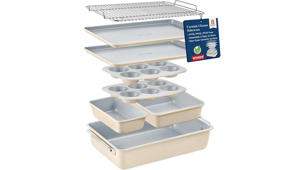 stackable bakken bakeware set